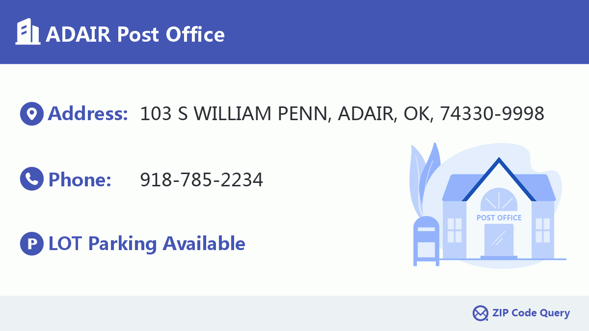 Post Office:ADAIR