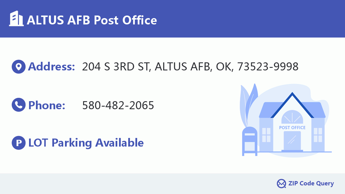 Post Office:ALTUS AFB