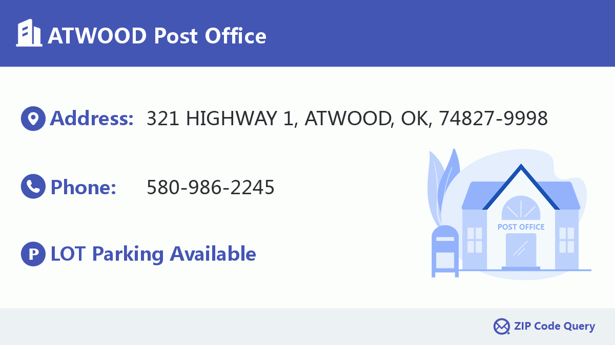 Post Office:ATWOOD