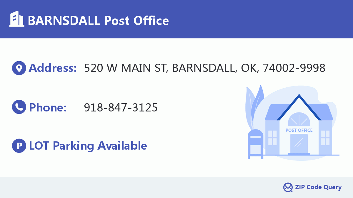 Post Office:BARNSDALL