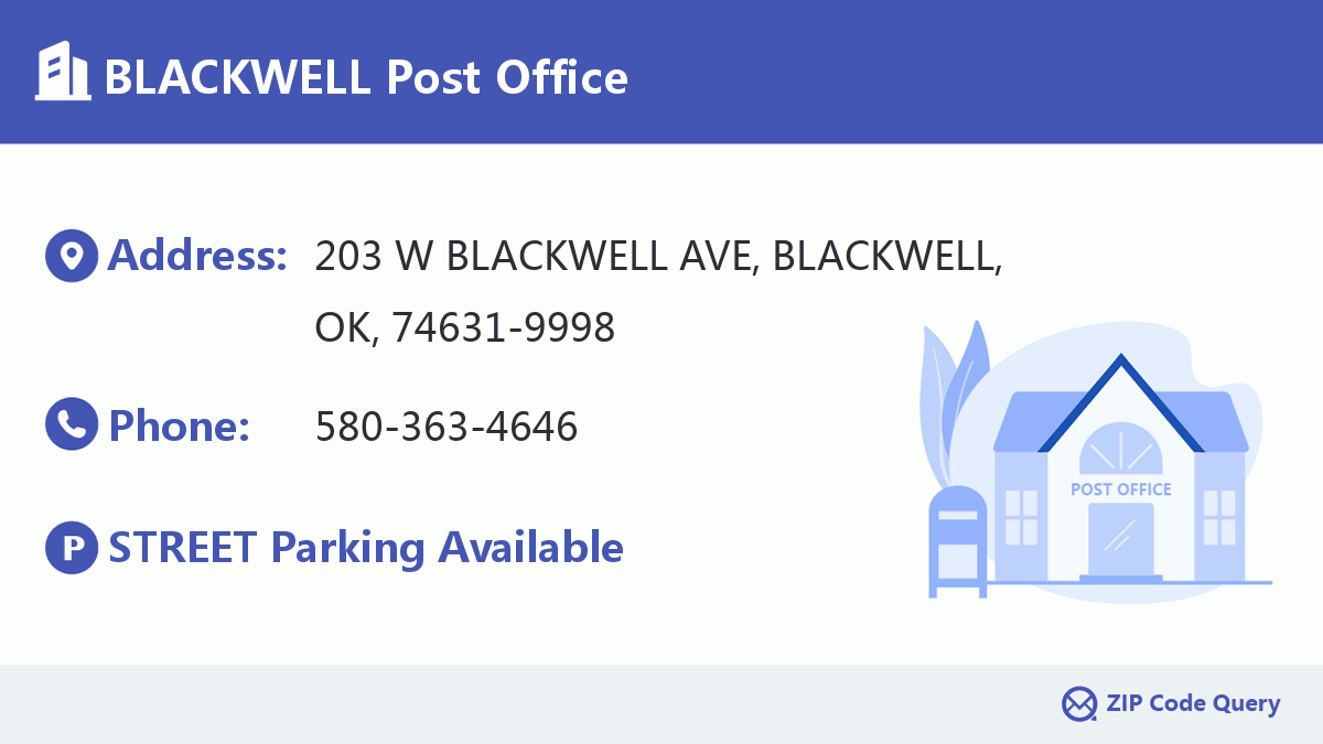Post Office:BLACKWELL