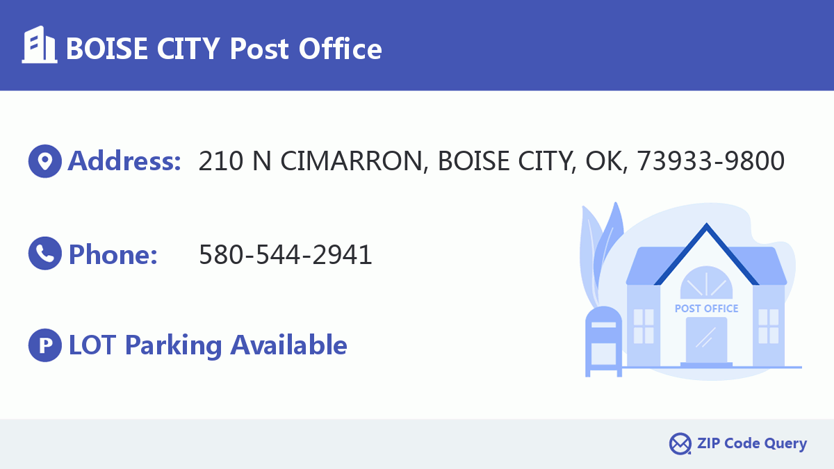 Post Office:BOISE CITY