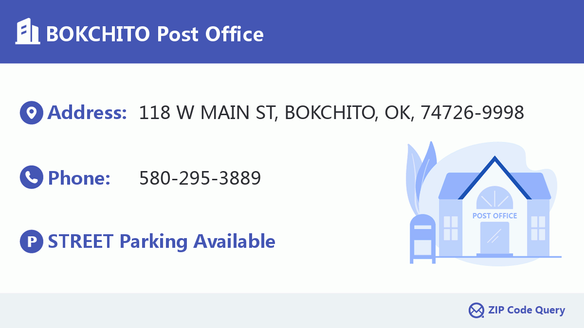 Post Office:BOKCHITO