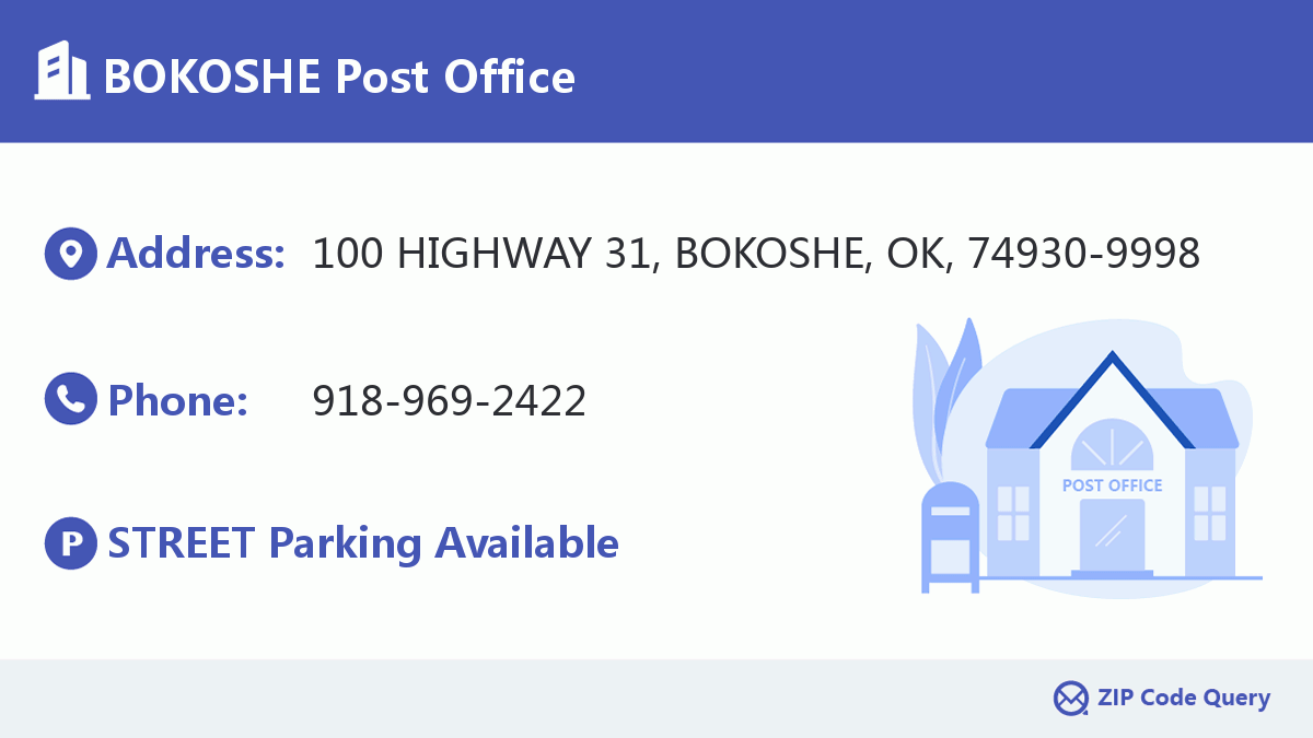Post Office:BOKOSHE