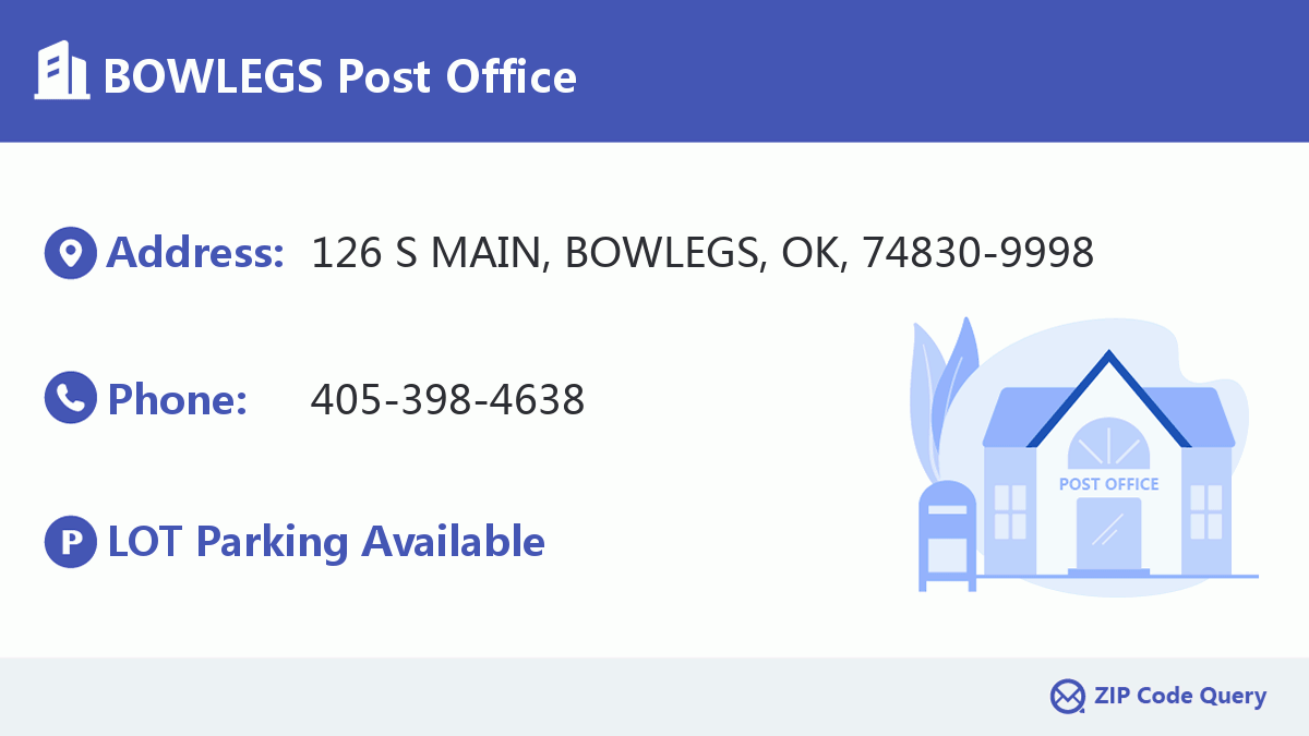 Post Office:BOWLEGS