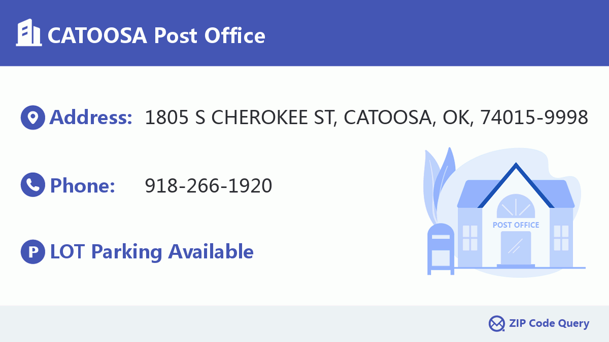 Post Office:CATOOSA