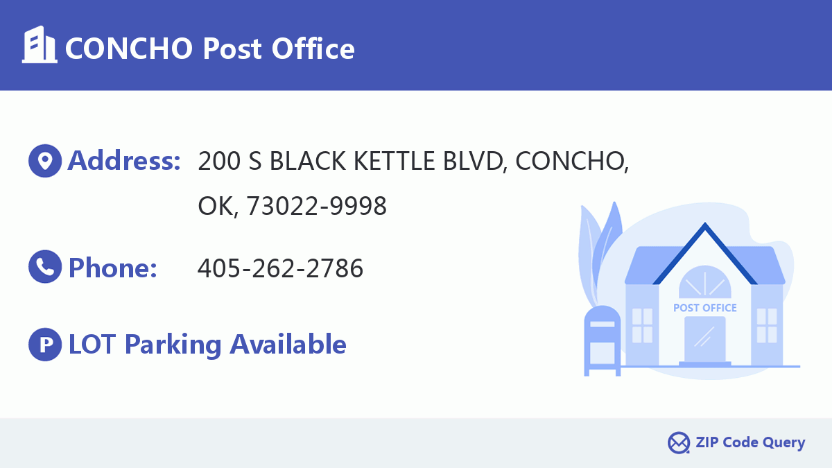 Post Office:CONCHO