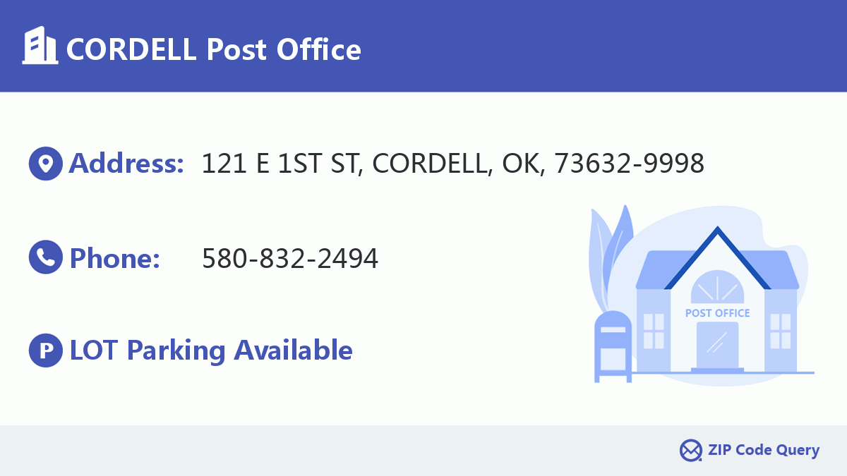 Post Office:CORDELL
