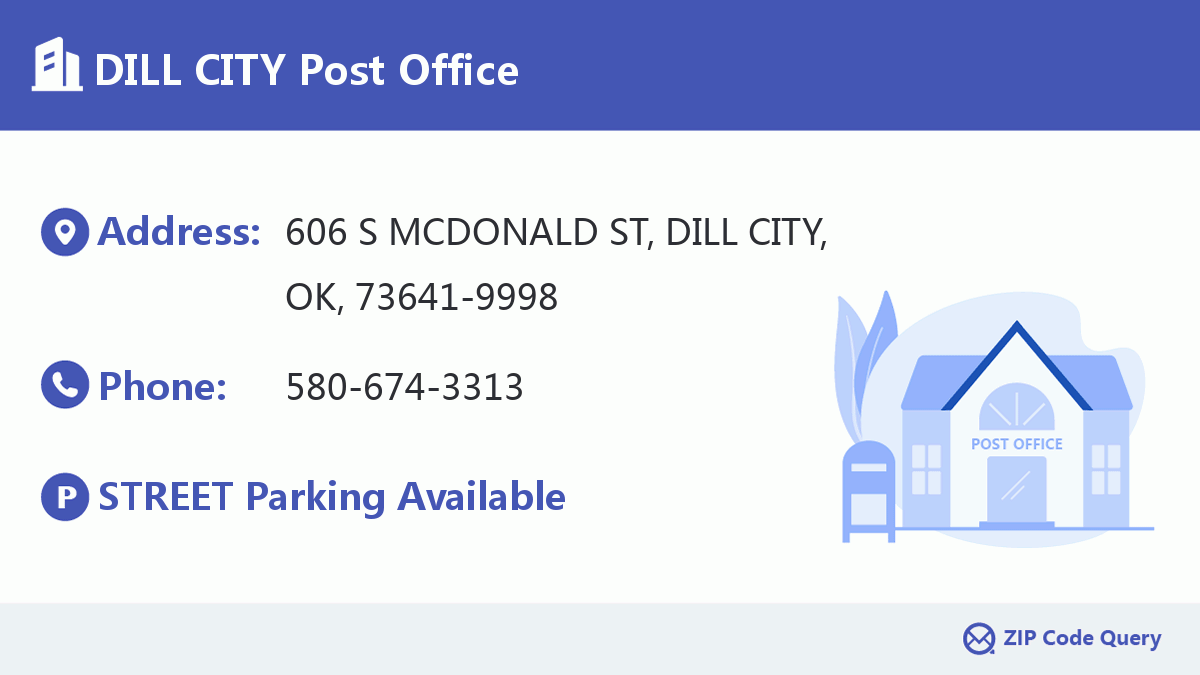 Post Office:DILL CITY