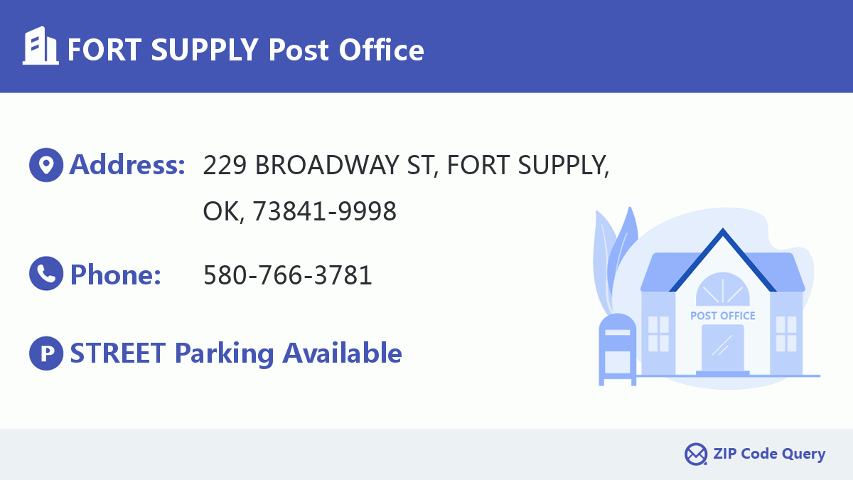 Post Office:FORT SUPPLY