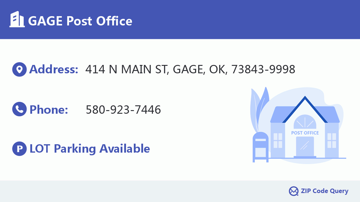 Post Office:GAGE