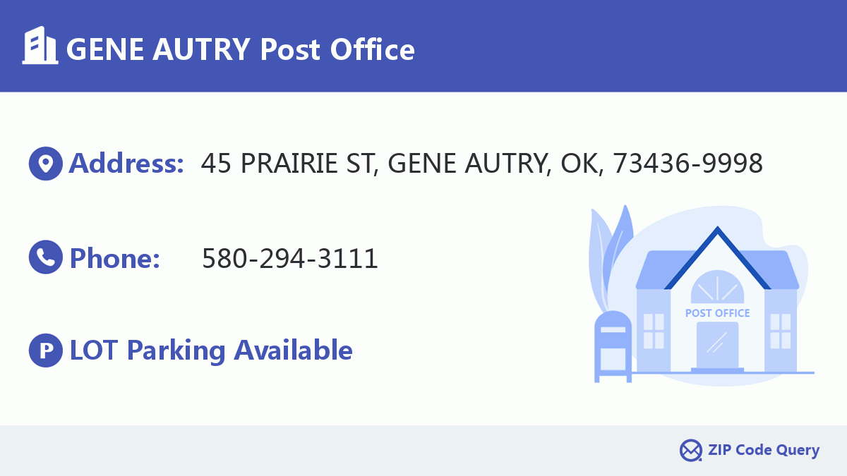 Post Office:GENE AUTRY