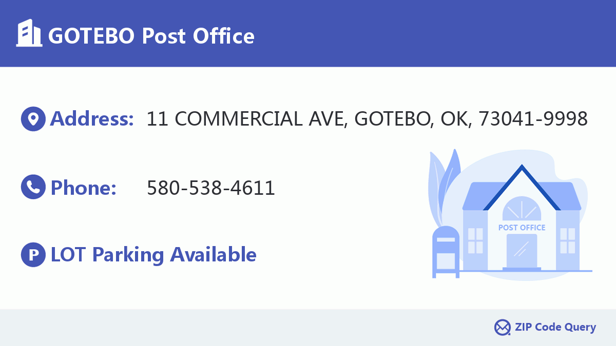 Post Office:GOTEBO