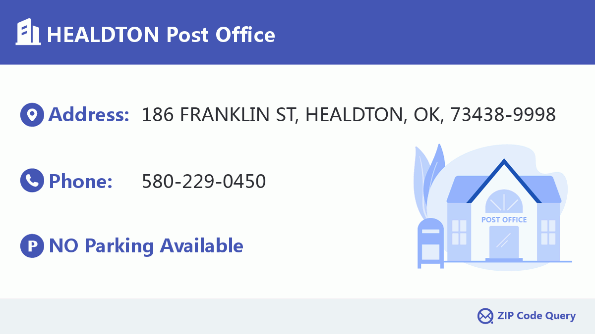 Post Office:HEALDTON