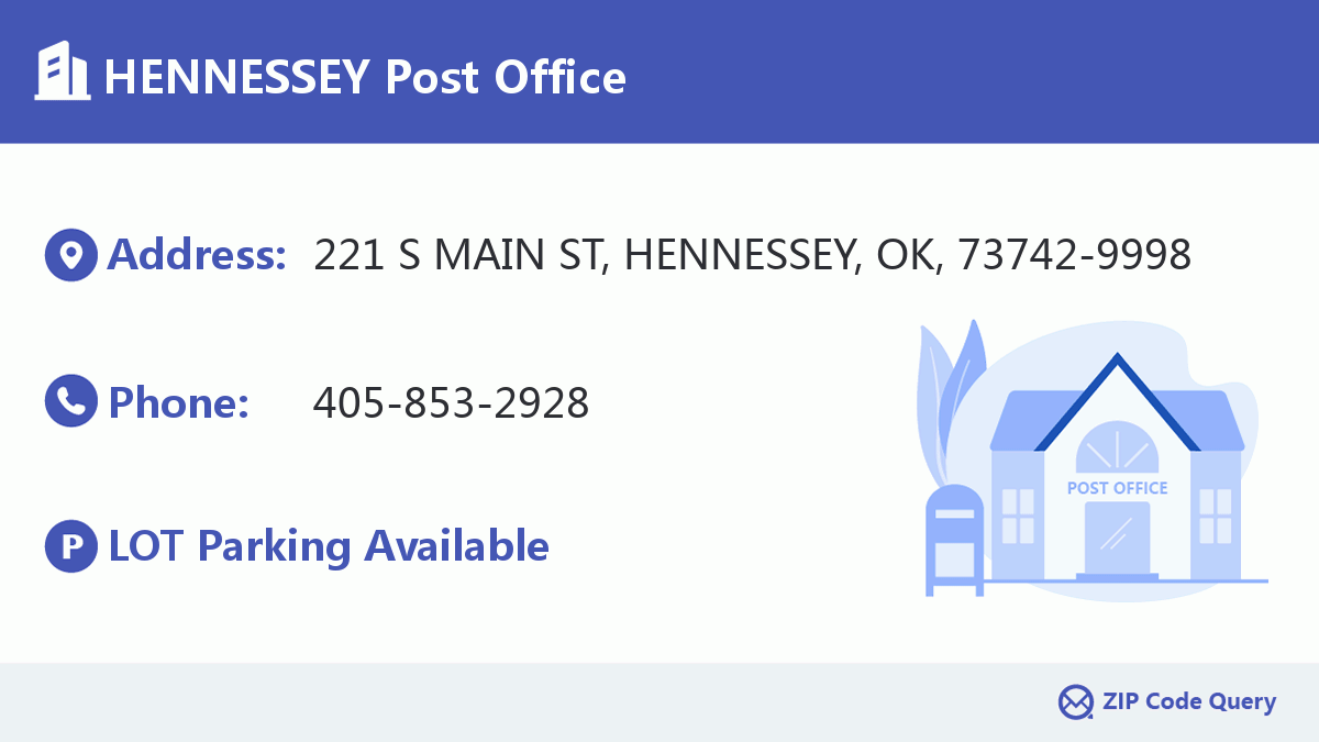 Post Office:HENNESSEY