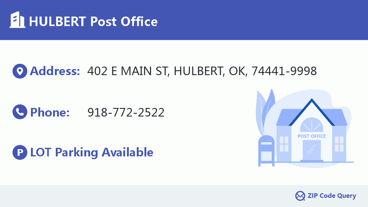 Post Office:HULBERT