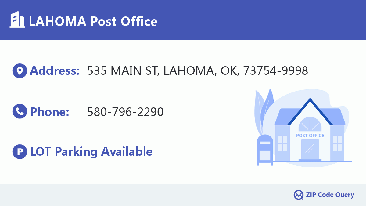 Post Office:LAHOMA