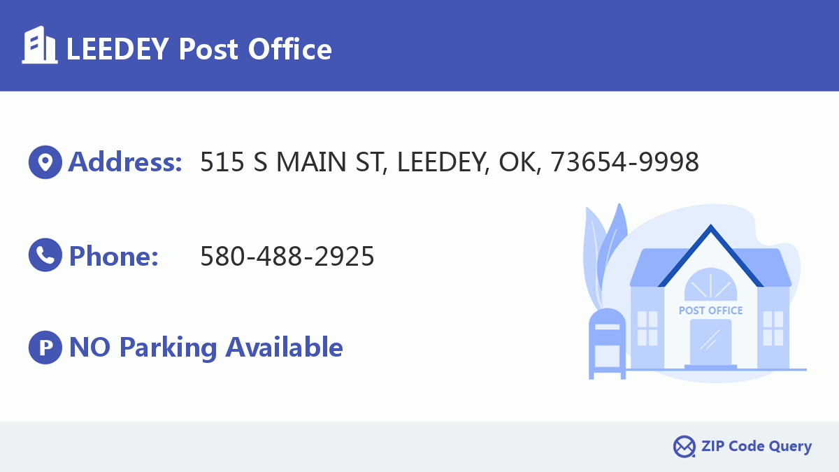 Post Office:LEEDEY