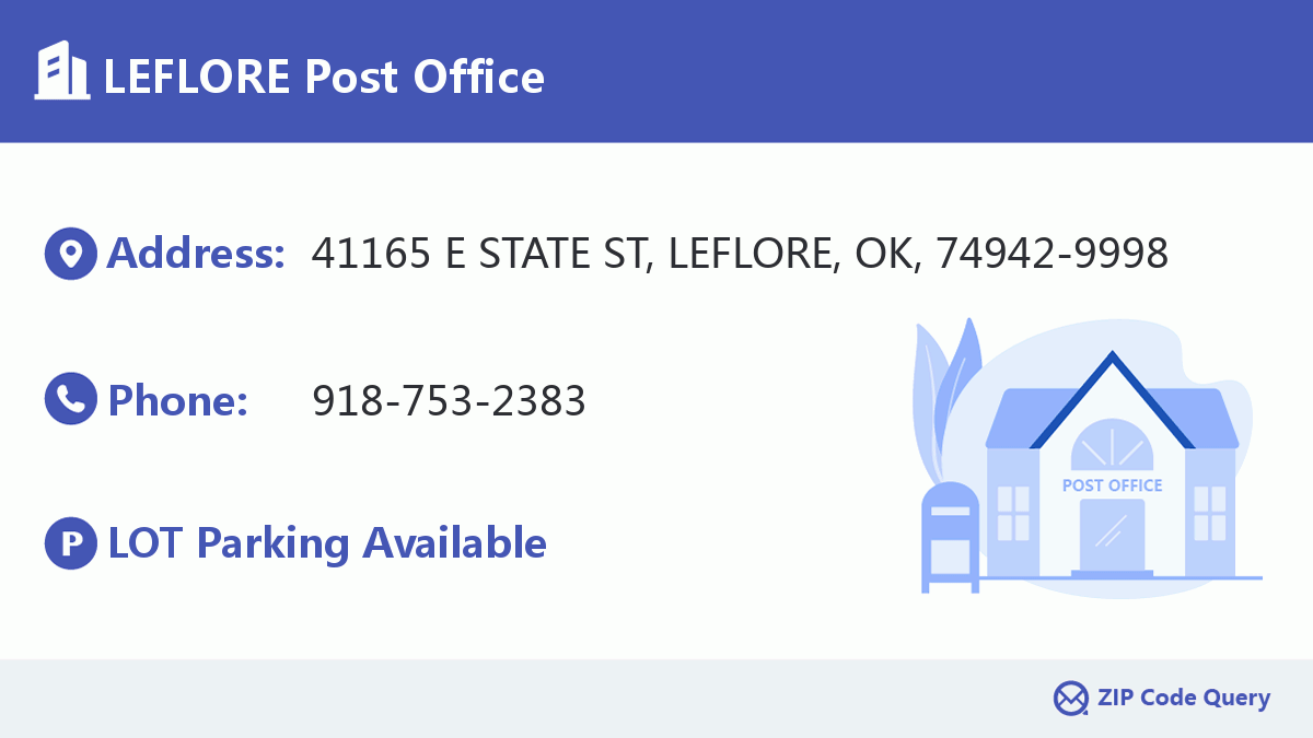 Post Office:LEFLORE