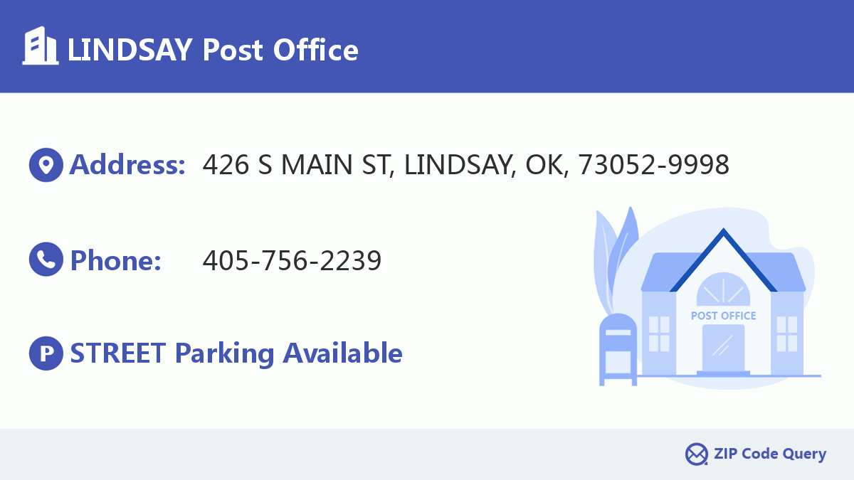 Post Office:LINDSAY