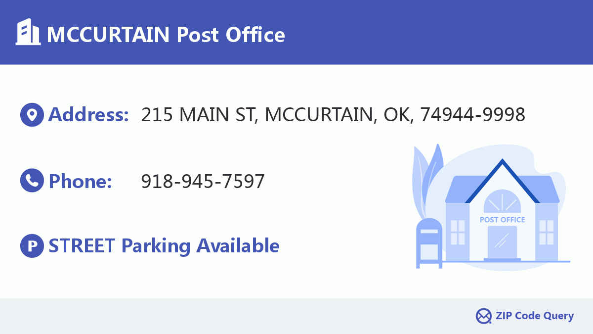 Post Office:MCCURTAIN
