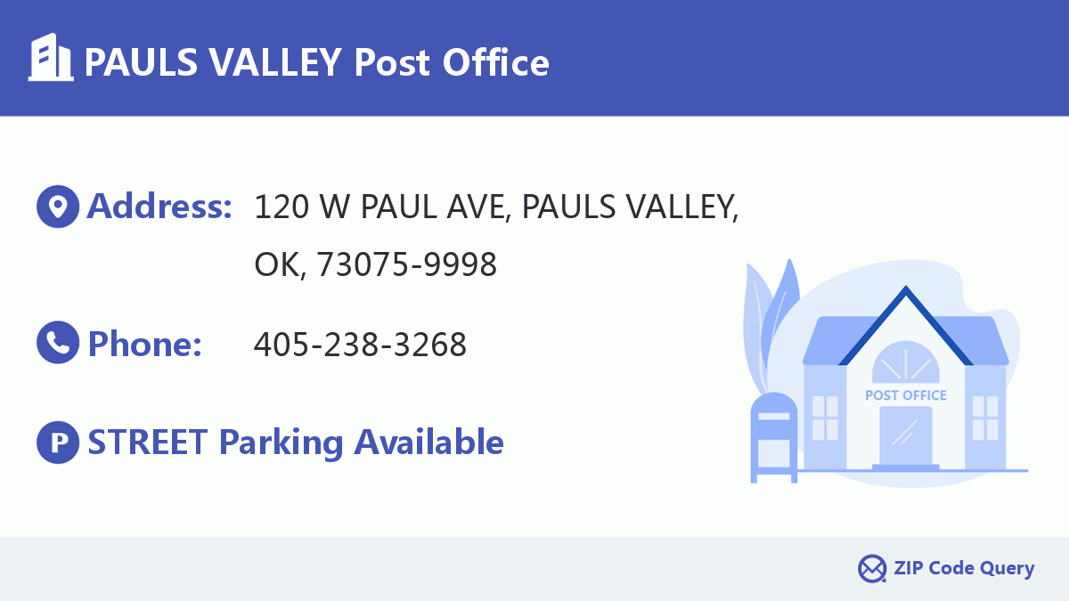 Post Office:PAULS VALLEY