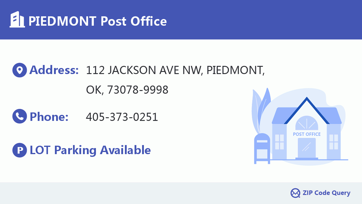 Post Office:PIEDMONT