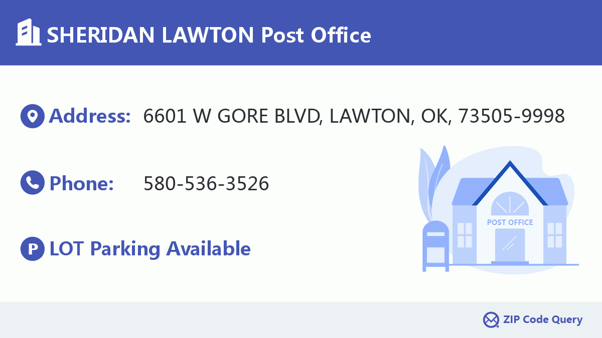 Post Office:SHERIDAN LAWTON