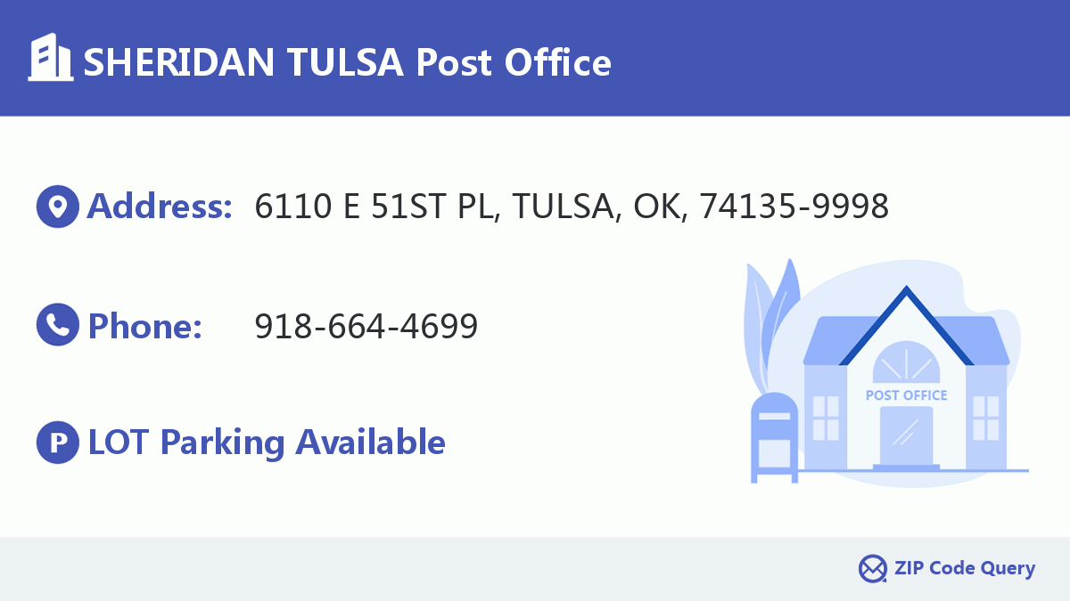 Post Office:SHERIDAN TULSA