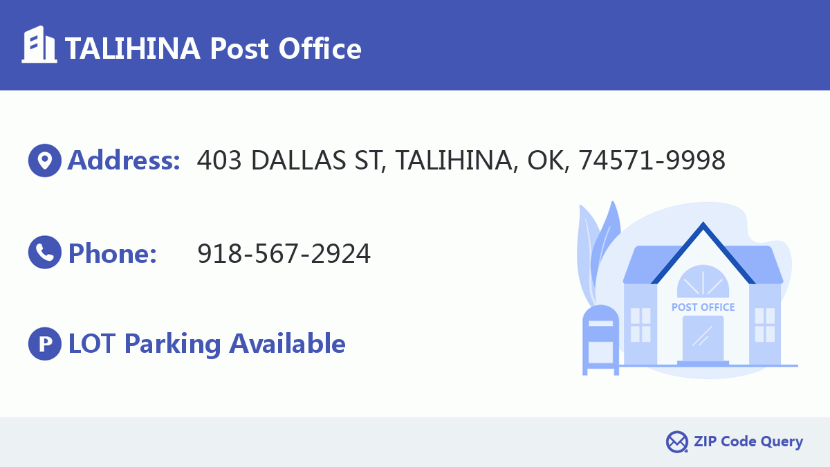 Post Office:TALIHINA